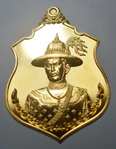 เหรียญสมเด็จพระเจ้าตากสินมหาราช วัดโพธิ์บางคล้า จ.ฉะเชิงเทรา รุ่นฉลองตราตั้ง ปี 65 เนื้อสัตตะโลหะ เลข 4649