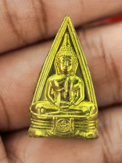 พระพุทธโสธร พิมพ์สามเหลี่ยม 2 หน้า