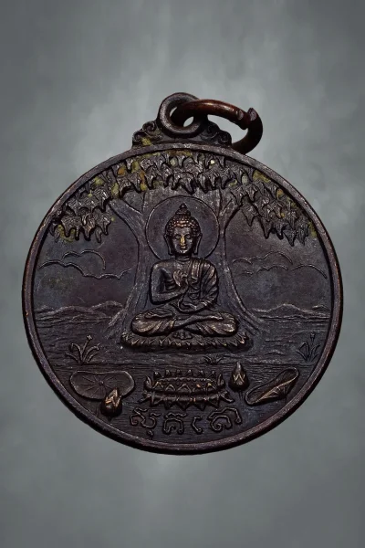 เคาะเดียววัดใจ 100.- เหรียญพระพุทธปางปฐมเทศนา วัดมหาชัยคล้ายนิมิตร จังหวัดสมุทรสาคร สร้างปีพศ 2523
