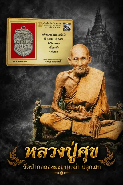 +++ เริ่มประมูล 700 พระแท้ๆ  ครับ เหรียญหล่อหลวงพ่อโต ปี 2460 วัดวิหารทอง จ.ชัยนาท เนื้อชินตะกั่ว (หลวงปู่ศุข วัดมะขามเฒ่า ปลุกเสก)หายากมาก ครับ วัดใจให้ครับ ทุนมาแพง *** ตัวจริงเสียงจริง *** แท้ดูง่ายครับ +++ ข้อมูลตามบัตรรับประกัน +++