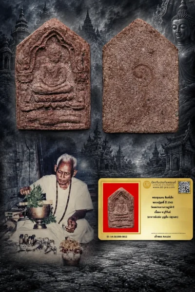 650.- พระขุนแผน พิมพ์เล็ก หลวงปู่ฤทธิ์ ปี 2543 วัดชลประทานราชดำริ เนื้อผง จ.บุรีรัมย์ (อาจารย์เปล่ง บุญยืน ปลุกเสก)