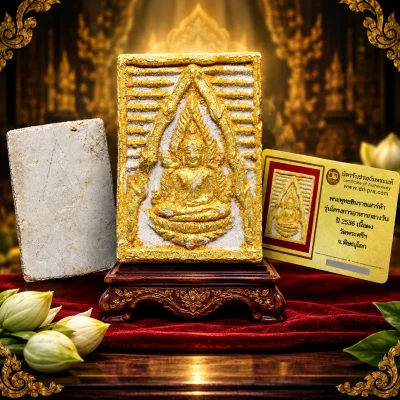 รับประกันพระแท้ !!!! พระพุทธชินราชเสาร์ห้า รุ่นโครงการอาหารกลางวัน ปี 2536 เนื้อผง วัดพระศรีฯ จ.พิษณุโลก