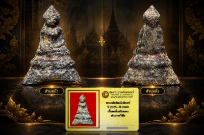 รับประกันพระแท้ !!!! พระสมัยรัตนโกสินทร์ ปี 2535-ปี 2500 เนื้อตะกั่วสนิมแดง ปางมารวิชัย
