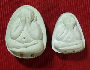 พระปิดตาจัมโบ้ ตะกรุดทองคำ + ปิดตาเล็ก ตะกรุดเงิน ชุดเพชรรุ่งโรจน์ ปี 2535 หลวงปู่โต๊ะ วัดประดู่ฉิมพลี