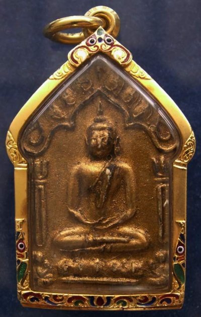 ขุนแผนพรายกุมารพิมพ์ใหญ่ หลวงปู่ทิม วัดละหารไร่ หลังฝังตะกรุดคู่ บรอนซ์ 2 หน้าเต็ม พร้อมตลับทอง ที่ 3 งานอิมแพ็ค เมืองทอง