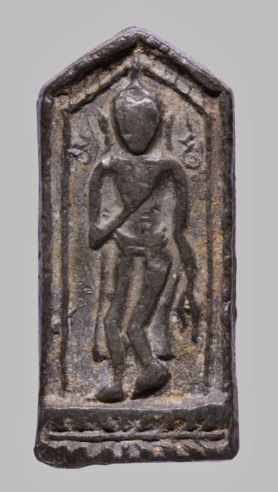 พระลีลาหลวงพ่อโต วัดวิหารทอง เนื้อชินตะกั่ว จ.ชัยนาท ปี2460 หลวงปู่ศุข วัดปากคลองมะขามเฒ่าปลุกเสก สภาพสวยๆมีจารครับ