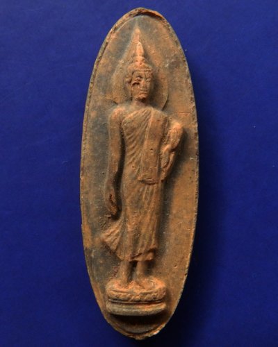 4.พระลีลา 25 พุทธศตวรรษ เนื้อแร่ พิมพ์พระเกศยาว