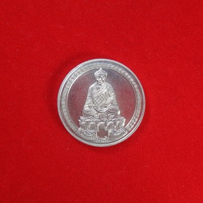 (120-) เหรียญไต้ฮงกง พิมพ์ 2 หน้า วัดหัวลำโพง จ.กรุงเทพฯ ปี 2537 เนื้อกะไหล่เงิน ขนาด 3 ซม. สวยครับ