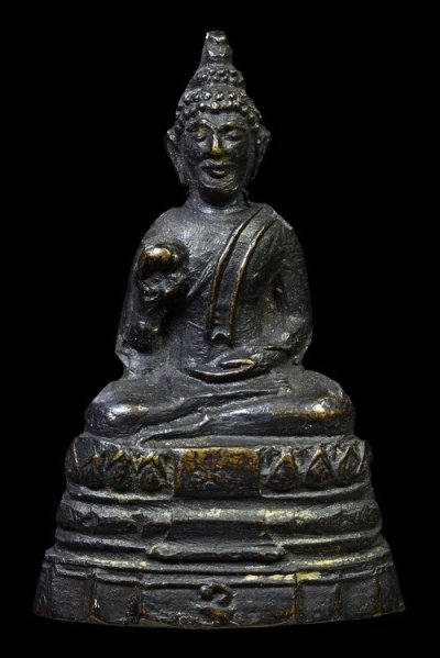 ʕ•́ᴥ•̀ʔっ..พระพุทธกวัก หลวงพ่อแฉ่ง วัดบางพัง จ.นนทบุรี ปี 2495 + บัตรตรวจสอบ