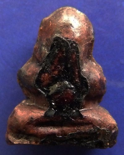 ปิดตาหลวงพ่อทองสุข วัดสะพานสูง พิมพ์จิ๋วแจกแม่ครัว หายากมาก