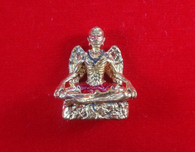 (120-) บรมครูกายแก้ว อ.หนานคง มนต์ล้านนา สำนักปู่ใหญ่ จ.เชึยงใหม่ เนื้อทองทิพย์ พิมพ์ใหญ่ สวยครับ