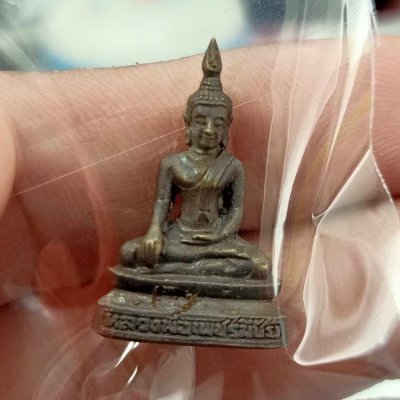 2-796 วัดใจ 100 หลวงพ่อเพชรมีชัย วัดมหาธาตุ อ.เมือง จ.เพชรบูรณ์ ปี 2549 เนื้อทองแดง กริ่งดังใส กล่องเดิม