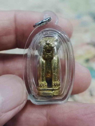 2-1934 วัดใจ 150 เลี่ยมกันน้ำพร้อมใช้ เสือหล่อ หลวงปู่บุญมา สำนักสงฆ์เขาแก้วทอง จ.ปราจีนบุรี 2567 ทองทิพย์ หมายเลข 18 กล่องแทน