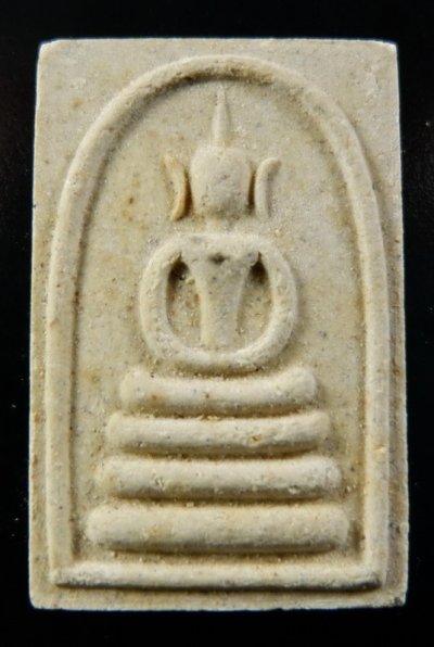 (120-) พระสมเด็จพิมพ์นิยมหลวงปู่ภู วัดอินทรวิหารบางขุนพรหม จ.กรุงเทพฯ ปี ๒๕๓๕ พิมพ์ฐานหมอน หลังปั๊มหมึกเดิมบางๆตามกาลเวลา สวยครับ