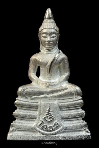 ʕ•́ᴥ•̀ʔっ..หลวงพ่อพุทธโสธร รุ่นสร้างโรงพยาบาลวัดสมาน " เนื้อเงิน " ปี๒๕๖๑