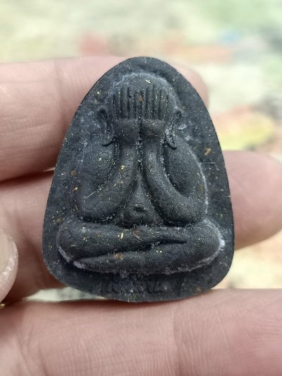 1-1691 วัดใจ 50 พระปิดตาเงินล้าน หลวงปู่รอด วัดโคกกรม จ.สุรินทร์ 2565 หมายเลข 42 กล่องเดิม