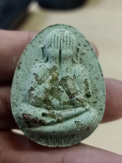 1-195 วัดใจ 50 พระปิดจัมโบ้ปลดหนี้ 2 ไตรมาส หลวงพ่อพัฒน์ วัดห้วยด้วย จ.นครสวรรค์ 2565 เนื้อฟ้าพาสเทล โรยข้าวสารเสก หมายเลข 1619 กล่องเดิม***ทีม 11 เสือ การันตี