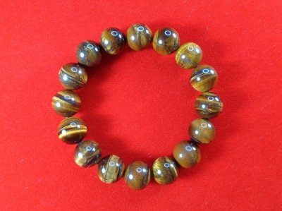 ประคำโพธิจิต ไทเกอร์อายนำโชค (ประคำลายเสือ) วัดมังกรกมลวาส(เล่งเน่ยยี่) เสริมยศศักดิ์ เสริมโชคลาภ สวยครับ