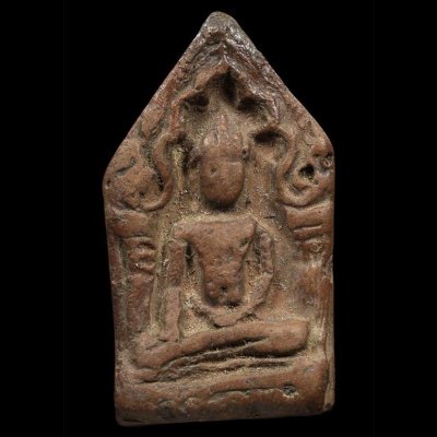 (400) พระยอดขุนพล หลังยันต์กรุยอดโบสถ์ วัดสารนาถฯ ระยอง