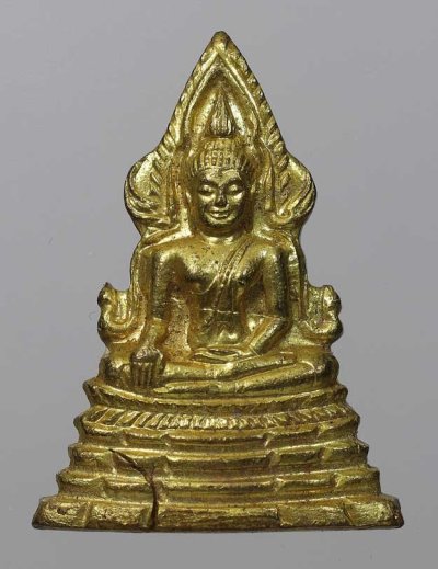 480.- พระพุทธชินราช (ครึ่งซีก)หลวงปู่ขาว อนาลโย ปี2517 จ.อุดรธานี (สวยๆๆ)