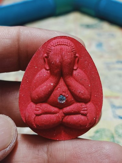 1-1102 วัดใจ 50 พระปิดตาจัมโบ้ 2 หลวงปู่หมุน วัดบ้านจาน จ.ศรีสะเกษ 2565 หมายเลข 44 กล่องเดิม