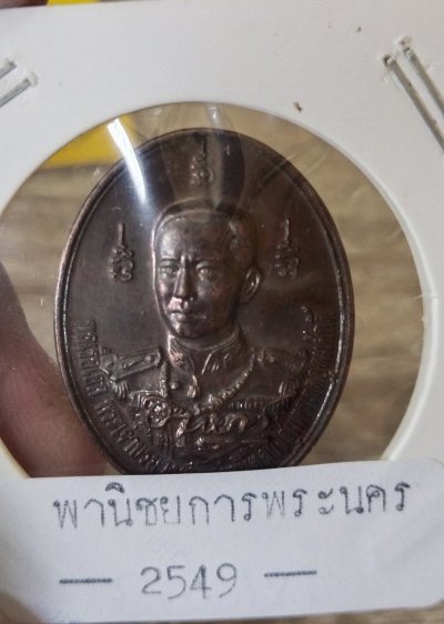 เหรียญกรมหลวงชุมพรเขตอุดมศักดิ์ หลังหลวงปู่ศุข วัดปากคลองมะขามเฒ่า พาณิชยการพระนคร พศ.2549