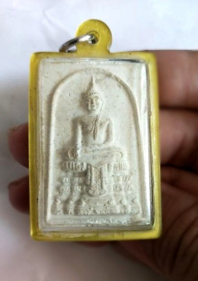 500.-พระสมเด็จ วัดไร่ขิง จ.นครปฐม ปี2516 เลี่ยมเก่า องค์ที่2