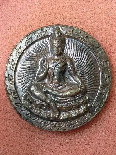 เหรียญจตุคามรามเทพ รุ่นทรัพย์ทวีคูณ ศาลหลักเมืองนครศรีธรรมราช เนื้อนวโลหะ ขนาด 3.2 CM.