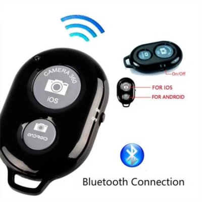 Mutua Bluetooth รีโมทถ่ายรูป แบบไร้สาย รีโมทบลูทูธ remote bluetooth AB shutter3 รีโมทถ่ายรูปไร้สาย แถมถ่าน (Black)