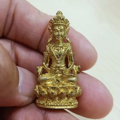 ✅D2934 วัดใจ 50 พระกริ่งพระมหาโพธิสัตว์กวนอิม(อวโลกิเตศวร) กวนอิมธรรมสถาน เขตหนองแขม กรุงเทพฯ 2539