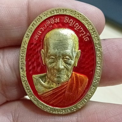 ✅D2801 วัดใจ 50 เหรียญมหาลาภ หลังมังกรคู่ 9 รอบ หลวงปู่อิ่ม วัดทุ่งนาใหม่ จ.นครศรีธรรมราช 2568 ทล.ลงยาแดง หมายเลข 27