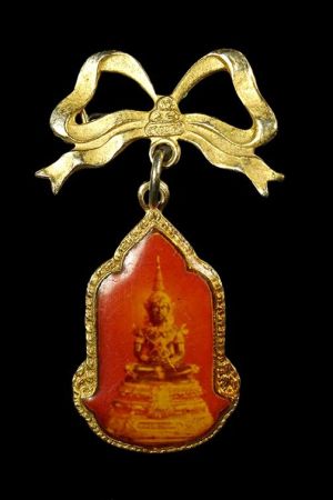 250.-เข็มกลัดโบว์แจกกรรมการ พระแก้วมรกต ฉลองกรุงรัตนโกสินทร์ 200 ปี กรุงเทพฯ