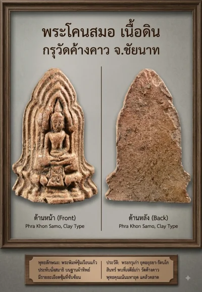 เคาะเดียว.....พระโคนสมอ เนื้อดิน กรุวัดค้างคาว จ.ชัยนาท