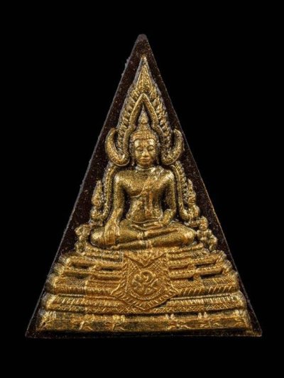 พระแผ่นดินเกิดครับ พร้อมกล่องเดิม มวลสาาจิตรดาหลังตรา ภปร ทองแดง