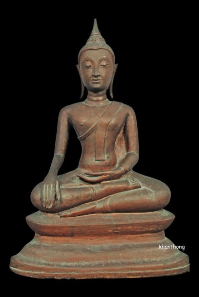 ʕ•́ᴥ•̀ʔっ..พระอยุธยาตอนกลางช่วงปลายสุพรรณภูมิ ถึง ต้นราชวงค์สุโขทัย ..หน้าตัก 8 นิ้ว