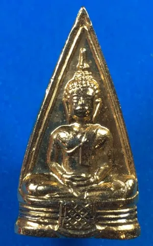 @@@พระสวยเดิมๆ วัดใจ100บาท@@@พระหลวงพ่อโสธร พิมพ์2หน้า พระศก4//4 ปี2508 เนื้อทองเหลืองกะไหล่ทอง วงแหวน ก้นกลึง จ.ฉะเชิงเทรา